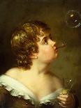 Blowing Bubbles-Charles Bird King-Giclee Print