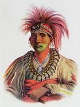 Kishkalwa, a Shawnee Chief-Charles Bird King-Giclee Print