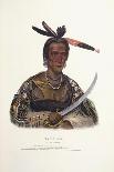 Asseola, a Seminole Leader, C.1837-1844-Charles Bird King-Giclee Print