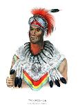 Ma-Ka-Tai-Me-She-Kia-Kiah or Black Hawk, a Sauk Brave, 1837, Illustration from 'The Indian Tribes…-Charles Bird King-Giclee Print