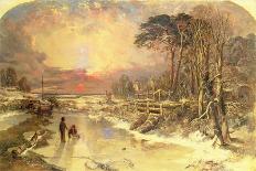 Winter Scene on the Thames, 1846-Charles Branwhite-Giclee Print