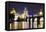 Charles Bridge and Mala Strana Bridge Tower-Christian Kober-Framed Stretched Canvas