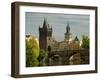 Charles Bridge and Old Town Bridge Tower, Prague, Czech Republic-David Barnes-Framed Photographic Print