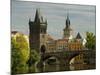 Charles Bridge and Old Town Bridge Tower, Prague, Czech Republic-David Barnes-Mounted Photographic Print