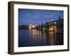 Charles Bridge and River Vltava, Prague, UNESCO World Heritage Site, Czech Republic, Europe-Ben Pipe-Framed Photographic Print