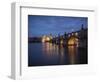 Charles Bridge and River Vltava, Prague, UNESCO World Heritage Site, Czech Republic, Europe-Ben Pipe-Framed Photographic Print