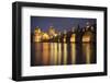 Charles Bridge and River Vltava, Prague, UNESCO World Heritage Site, Czech Republic, Europe-Ben Pipe-Framed Photographic Print