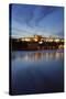 Charles Bridge and the Castle District with St. Vitus Cathedral and Royal Palace-Markus-Stretched Canvas