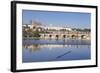 Charles Bridge and the Castle District with St. Vitus Cathedral and Royal Palace-Markus-Framed Photographic Print