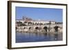 Charles Bridge and the Castle District with St. Vitus Cathedral and Royal Palace-Markus-Framed Photographic Print