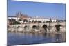 Charles Bridge and the Castle District with St. Vitus Cathedral and Royal Palace-Markus-Mounted Photographic Print