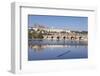 Charles Bridge and the Castle District with St. Vitus Cathedral and Royal Palace-Markus-Framed Photographic Print