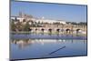 Charles Bridge and the Castle District with St. Vitus Cathedral and Royal Palace-Markus-Mounted Photographic Print