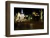 Charles Bridge and The Prague Castle at Night-George Oze-Framed Photographic Print