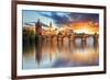 Charles bridge Czech Republic-null-Framed Art Print