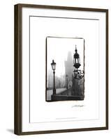 Charles Bridge in Morning Fog I-Laura Denardo-Framed Art Print