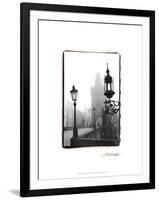 Charles Bridge in Morning Fog I-Laura Denardo-Framed Art Print