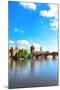 Charles Bridge in Prague, Czech Republic-frenta-Mounted Photographic Print