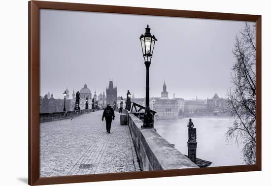 Charles Bridge, (Karluv Most), Prague, Czech Republic-Jon Arnold-Framed Photographic Print