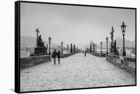 Charles Bridge, (Karluv Most), Prague, Czech Republic-Jon Arnold-Framed Stretched Canvas