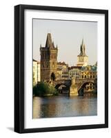 Charles Bridge, Old Town Bridge and the Water Tower, Prague, Czech Republic-Sergio Pitamitz-Framed Photographic Print