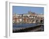 Charles Bridge over the River Vltava, UNESCO World Heritage Site, Prague, Czech Republic, Europe-Hans Peter Merten-Framed Photographic Print