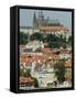 Charles Bridge Overlooking Stare Mesto, Prague, UNESCO World Heritage Site, Czech Republic-Ethel Davies-Framed Stretched Canvas