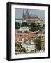 Charles Bridge Overlooking Stare Mesto, Prague, UNESCO World Heritage Site, Czech Republic-Ethel Davies-Framed Photographic Print