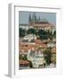 Charles Bridge Overlooking Stare Mesto, Prague, UNESCO World Heritage Site, Czech Republic-Ethel Davies-Framed Photographic Print