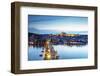 Charles Bridge, Prague Castle and St. Vitus Cathedral, Prague, Bohemia, Czech Republic-Christian Kober-Framed Photographic Print