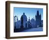 Charles Bridge, Prague, Czech Republic-Walter Bibikow-Framed Premium Photographic Print