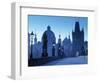 Charles Bridge, Prague, Czech Republic-Walter Bibikow-Framed Premium Photographic Print