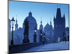 Charles Bridge, Prague, Czech Republic-Walter Bibikow-Mounted Photographic Print