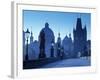 Charles Bridge, Prague, Czech Republic-Walter Bibikow-Framed Photographic Print