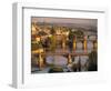 Charles Bridge, Prague, Czech Republic-Walter Bibikow-Framed Premium Photographic Print