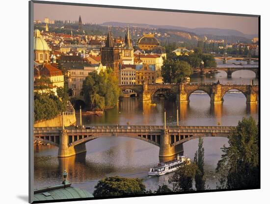 Charles Bridge, Prague, Czech Republic-Walter Bibikow-Mounted Photographic Print