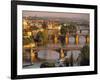 Charles Bridge, Prague, Czech Republic-Walter Bibikow-Framed Photographic Print