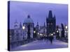 Charles Bridge, Prague, Czech Republic-Jon Arnold-Stretched Canvas