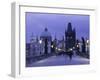 Charles Bridge, Prague, Czech Republic-Jon Arnold-Framed Photographic Print