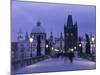 Charles Bridge, Prague, Czech Republic-Jon Arnold-Mounted Photographic Print