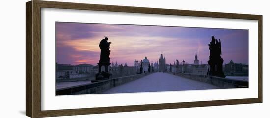 Charles Bridge, Prague, Czech Republic-Peter Adams-Framed Photographic Print