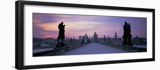 Charles Bridge, Prague, Czech Republic-Peter Adams-Framed Photographic Print