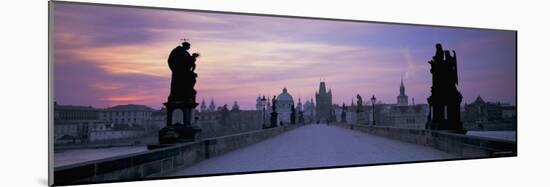 Charles Bridge, Prague, Czech Republic-Peter Adams-Mounted Photographic Print