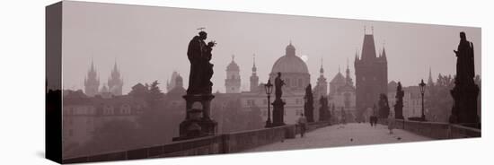 Charles Bridge Prague Czech Republic-null-Stretched Canvas