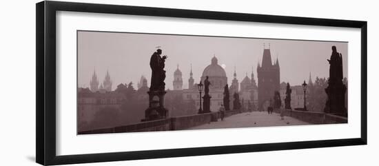 Charles Bridge Prague Czech Republic-null-Framed Photographic Print