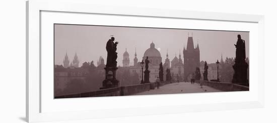 Charles Bridge Prague Czech Republic-null-Framed Photographic Print