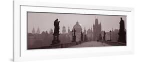 Charles Bridge Prague Czech Republic-null-Framed Photographic Print