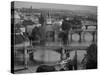 Charles Bridge, Prague, Czech Republic-Walter Bibikow-Stretched Canvas