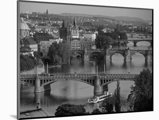 Charles Bridge, Prague, Czech Republic-Walter Bibikow-Mounted Photographic Print