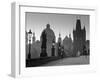 Charles Bridge, Prague, Czech Republic-Walter Bibikow-Framed Photographic Print